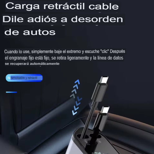 CARGADOR 4 EN 1 DE COCHE