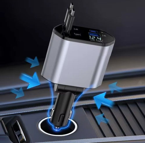 CARGADOR 4 EN 1 DE COCHE