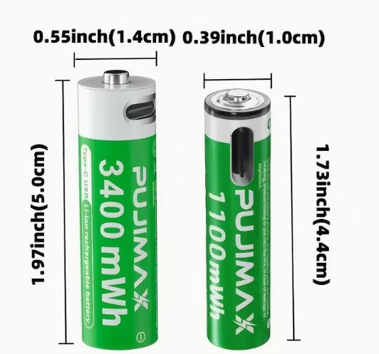 BATERIAS RECARGABLES X 4