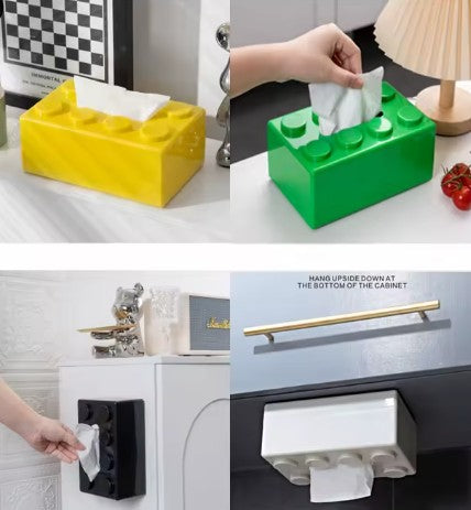 CAJA DE PAÑUELOS LEGO